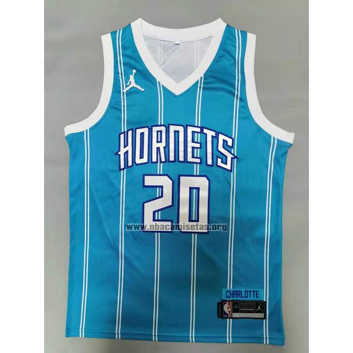 Camiseta Charlotte Hornets Gordon Hayward NO 20 Icon 2020-21 Verde